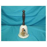 Gorham Norman Rockwell "Young Love" Bell