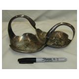 Metal Swan Trinket Dish