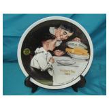 Rockwell Classic 1989 "Sunday Dinner" Plate