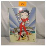 Betty Boop Metal Sign 16" x 12"