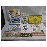 Decrative Wood & Metal Signs