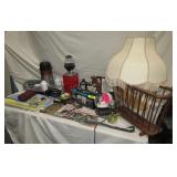 Table Lot Household Items