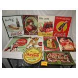 10 Coca Cola Metal Signs