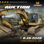 CINCINNATI OHIO CONSTRUCTION EQUIPMENT AUCTION - JUNE 25TH at 9AM ET