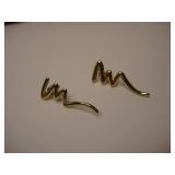 Squiggly Earrlings - Tested Positive for 14k -...
