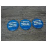 Lot of Adelman Pins