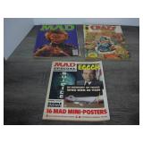 Lot of MAD and Crazy Magazines