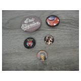 Lot of Rock Band Pins