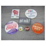 Lot of Pepsi, Coke, and Misc Pins