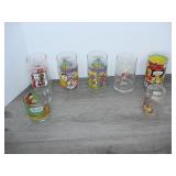 Lot of Cartoon Glasses and Mugs