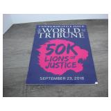 World Tribune, 50k Lions of Justice