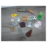Lot of Keychains and Magnet