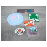 Lot of Misc Stickers, Magnets, Patches, and 3D...