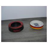 Lot of 2 Ashtrays
