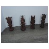 Lot of Tiki Statues