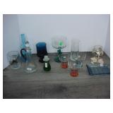 Large Lot of Glasses and Plate