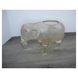 Vintage Glass Elephant