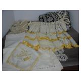 Lot of Cloth and Doileys