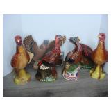 Lot fo 6 Turkey Whiskey Bottles