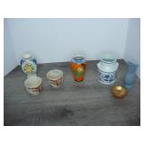 Lot of Asian Ceramics and Porcelain Cups,...