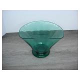 Vintage Green Glass Vase