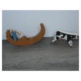 Wooden Moon and Cow