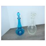 Lot of 2 Decanters