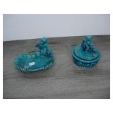 Vintage Ceramic Soap Dish Set