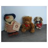 Lot of Boyds Duck, Rabbit, and Goffa Corp Bear