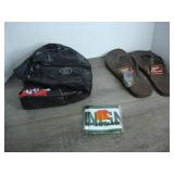Lot of Sandals and Inflateables