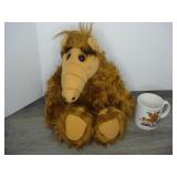 Lot of Vintage 1986 Alf Plush and Mug