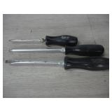 Lot of 3 Snap On Screw Drivers
