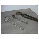 12' Craftsman Adjustable Wrench, 15' Craftsman...