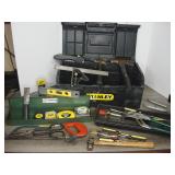 Stanley Tool Box Full of Screw drivers, tape...