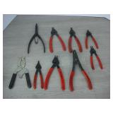 Blue Point, Snap On, Mac Snap Ring and Ring Pliers