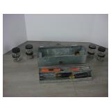 Metal Toolbox w/Misc Screw Drivers and Fastners...