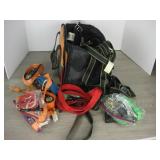 Rigid Bag of Tie Downs and Bungee Cords