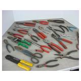 Lot of Pliers, Linesman Pliers, Wire Cutters...