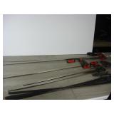 Lot of 8 Long (approx 43') Clamps