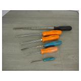 Lot of Snap On Screwdrivers