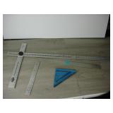 Sands 48' Adjustable T Square with 2 Squares