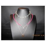 3 necklaces