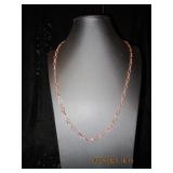 Marked Sh oval link necklace