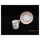 Delicate Fine China Tea Cup and Saucer Set