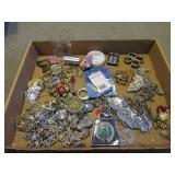 Assorted Scrap Jewelry and Crafting Lot, 5+ lbs