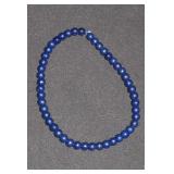 Single-Strand Dark Blue Bead Bracelet