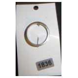 Circular Metal Brooch