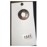 Silver-Tone Circular Brooch