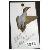 Duck Pin Brooch Signed Bill Callahan