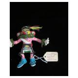 Vintage Spotted Corn Kachina Figure